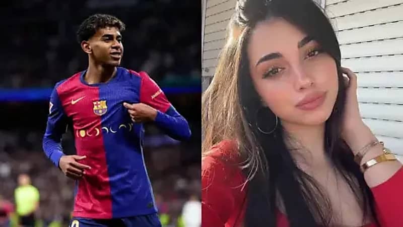 أول ظهور لصديقة لامين يامال الجديدة .. فيديو وصور