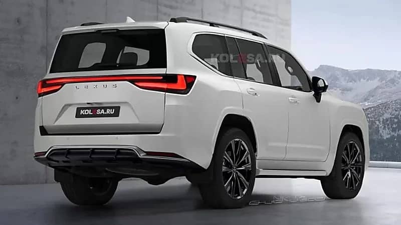 بالصور.. تصميم تخيلي جديد يظهر سيارة لكزس LX الجديدة