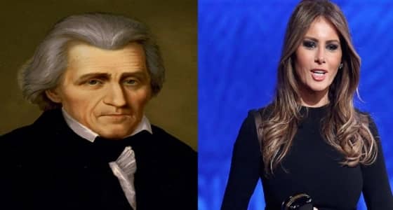 ميلانيا ترامب تقطع شجرة أندرو جاكسون في البيت الأبيض