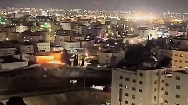 لحظة تفجير الأمن الأردني المتفجرات التي عثر عليها في القويسمة .. فيديو