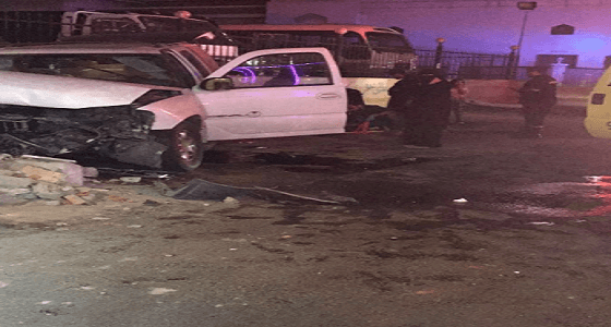 وفاة و10 إصابات في حادث انقلاب مروّع بجدة