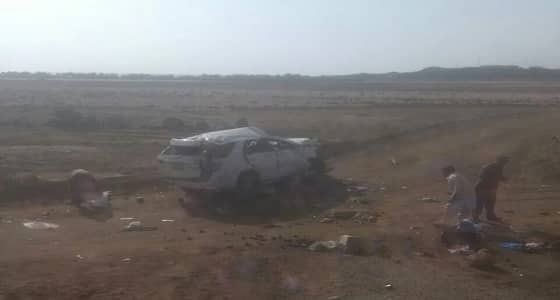 حادث مروري يقضي على أسرة كاملة بالبرك