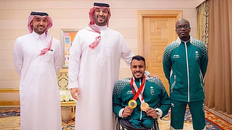 عبدالرحمن القرشي: لقاء ولي العهد أسعدني أكثر من ذهبية البارالمبياد .. فيديو