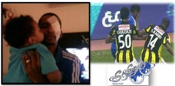 لاعب الهلال الزوري (بخير) بعد حركة هزازي الغير رياضية