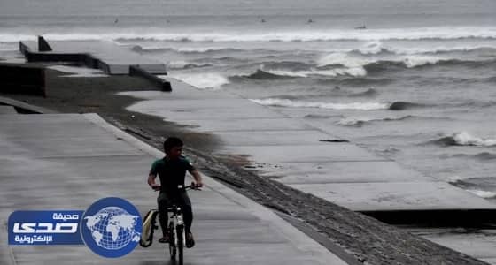 ⁠⁠⁠⁠⁠إعصار شديد يوقف الطائرت والقطارات جنوب اليابان