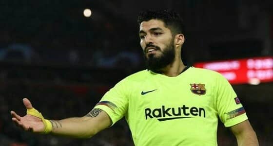 أول تعليق لـ " سواريز " بعد الرباعية