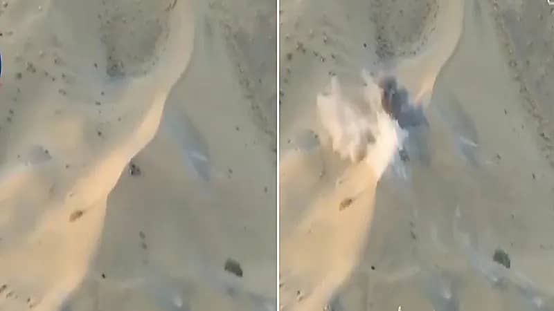 بالفيديو.. لحظة استهداف قوات التحالف لقناص حوثي بمأرب