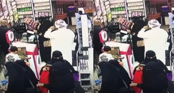 بالفيديو.. منتقبة تسرق محفظة سيدة داخل محل مستلزمات نسائية