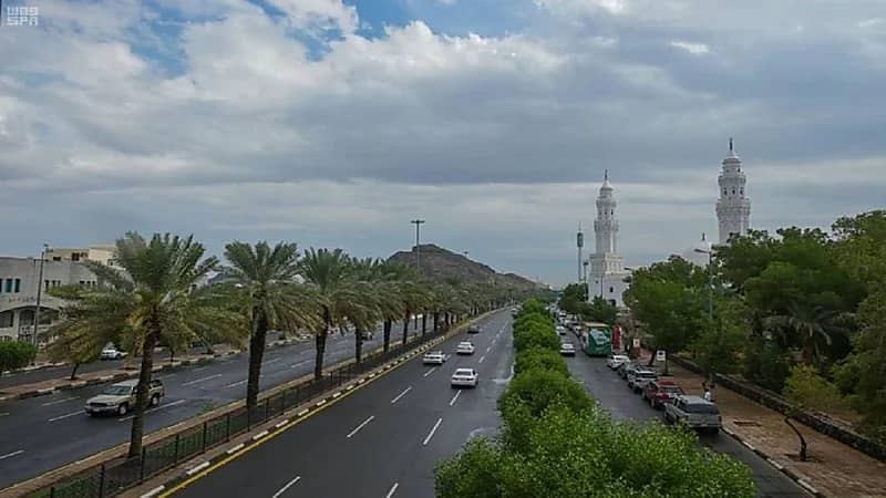 تنبيه بأمطار رعدية على المدينة المنورة