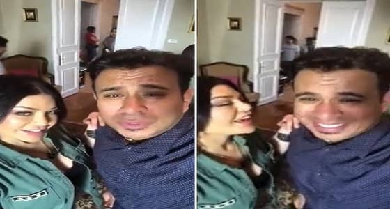 بالفيديو.. هيفاء وهبي تداعب محمود الليثي بأغنية " بونبوناية "