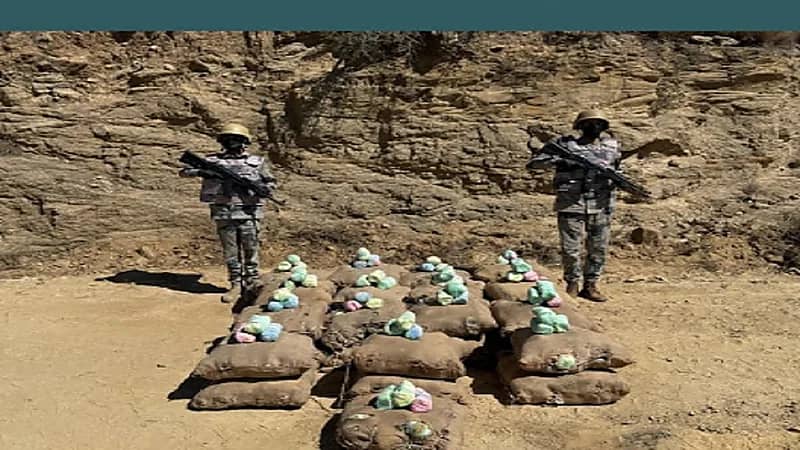 إحباط ترويج 825 كيلوجرامًا من القات بجازان وعسير