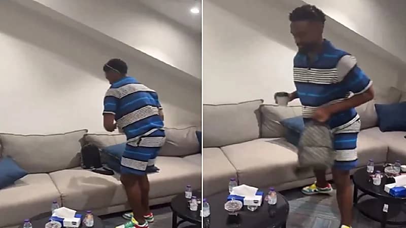 متعب الحربي يمازح خليفة الدوسري: ملابسك مفرش غرف نوم.. فيديو