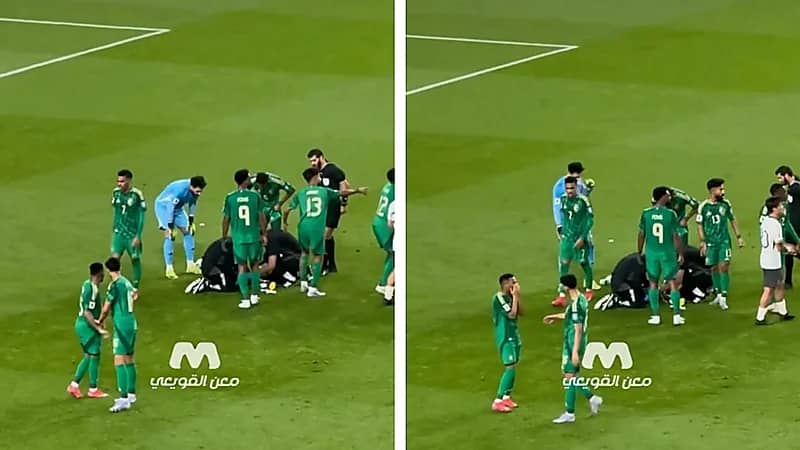 فيصل الغامدي يهدئ أيمن يحيى بعد انفعاله على إصابة كادش .. فيديو