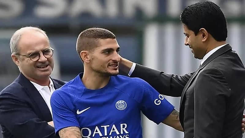 باريس سان جيرمان يرفض عرض الهلال لضم فيراتي