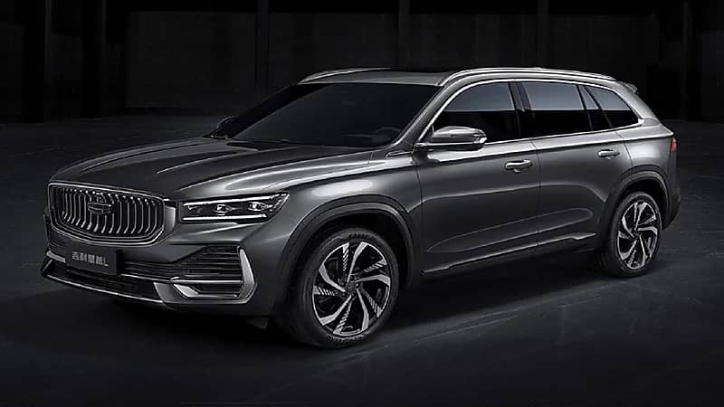 شركة جيلي تستعد لإطلاق أكبر سياراتها