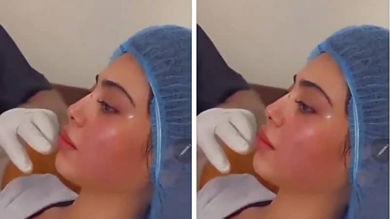 شاهد.. شيلاء سبت تجهش في البكاء داخل عيادة تجميل