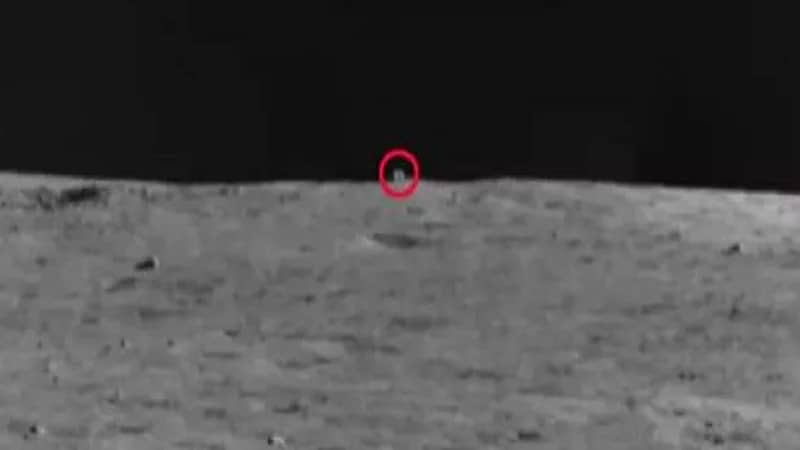 رصد جسم غريب يشبه الأرنب على سطح القمر