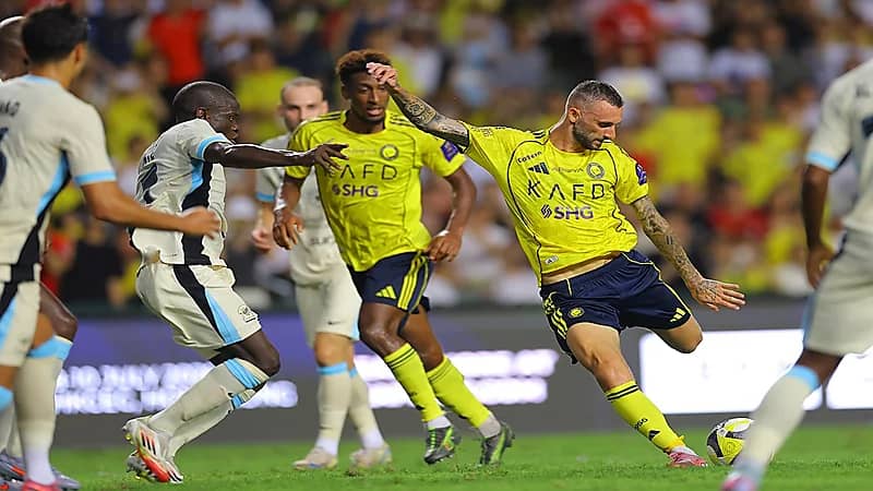 النصر يتغلب على الاتحاد ويتأهل لنهائي كأس السوبر.. فيديو
