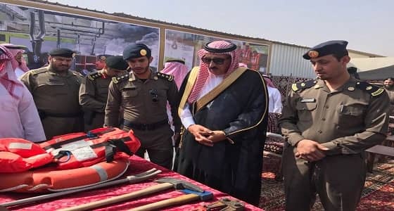 محافظ المزاحمية يدشن فعاليات اليوم العالمي للدفاع المدني