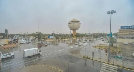 أمطار على منطقة القصيم