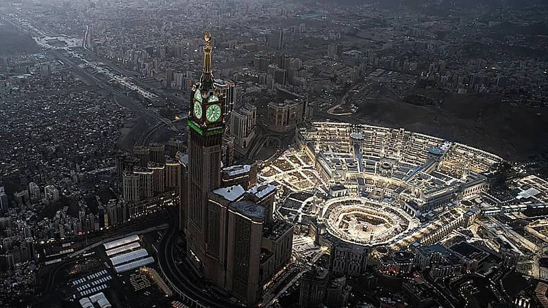 مشاهد جوية للمسجد الحرام ليلة 27 رمضان.. صور