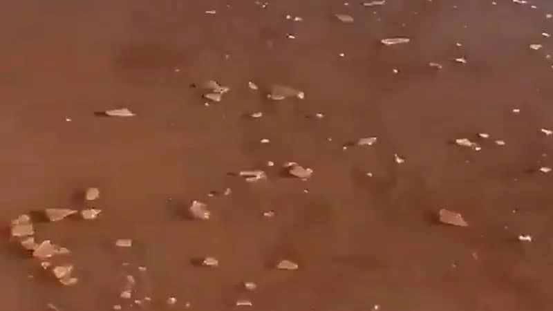 بالفيديو.. تجمد قاع السيب في الجوف