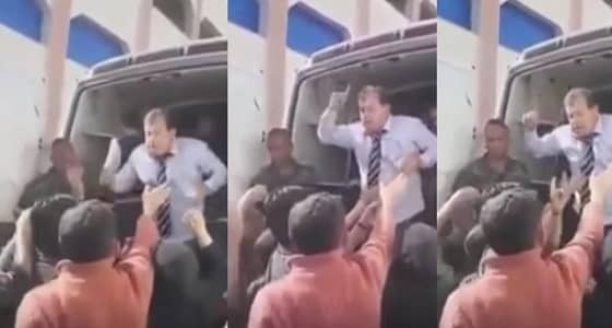 بالفيديو.. برلماني سوري يستغل حاجة أهالي الغوطة ويجبرهم على الهتاف لبشار