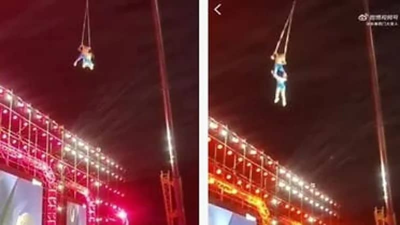 وفاة فنانة استعراضية بطريقة مأساوية وهي تراقص زوجها بالهواء