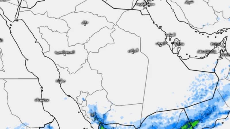 "المسند": تشكل سحب ممطرة على مرتفعات جازان وعسير