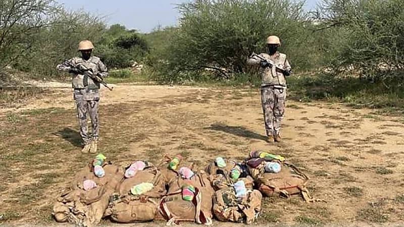 القبض على شخص لترويجه 185 كيلوجرامًا من نبات القات المخدر بعسير