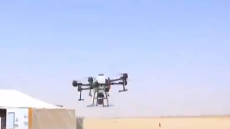 شاهد.. إطلاق أول طائرة درونز زراعية في المملكة والوطن العربي بمحافظة رماح