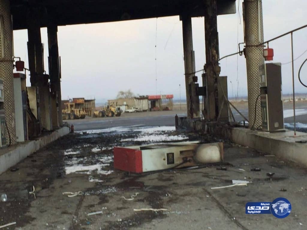 بالصور :  إخماد حريق فى 8 مضخات بنزين بمحطة وقود بالمدينة