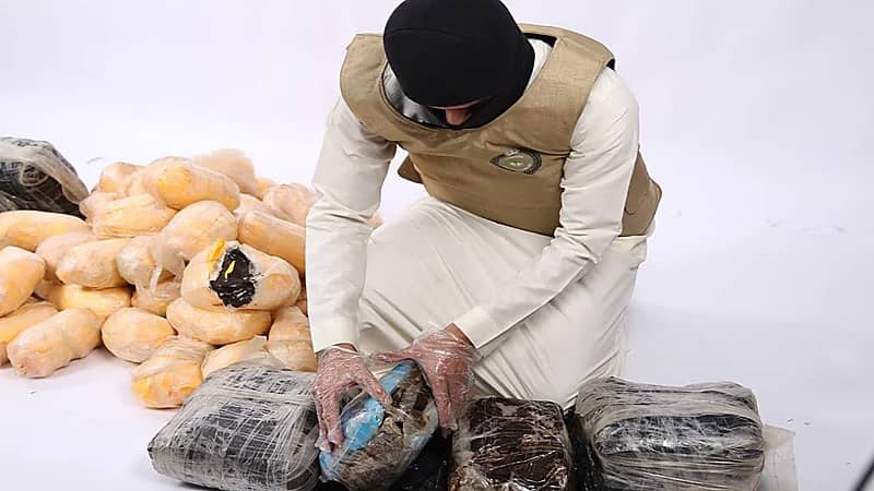 إحباط محاولة تهريب 233 كيلو جرامًا من الحشيش المخدر بالمنطقة الشرقية(فيديو)