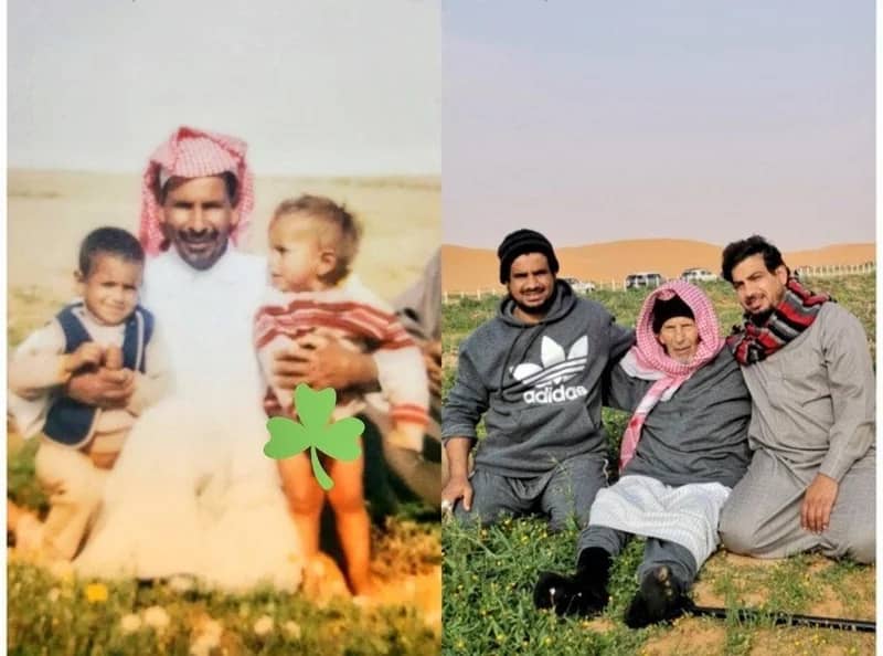 صورتان لنفس الأشخاص والمكان الفرق بينهما 38 عام