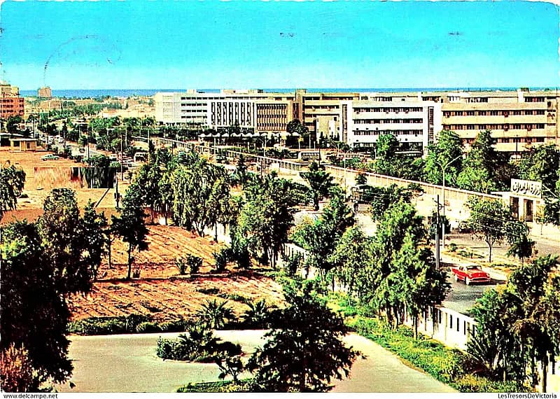 الرياض طريق المطار القديم بالثمانينات الهجرية