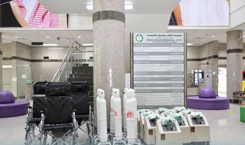 "سعود الطبية" تتلقى أجهزة طبية من جمعية صحة للمرضى المحتاجين