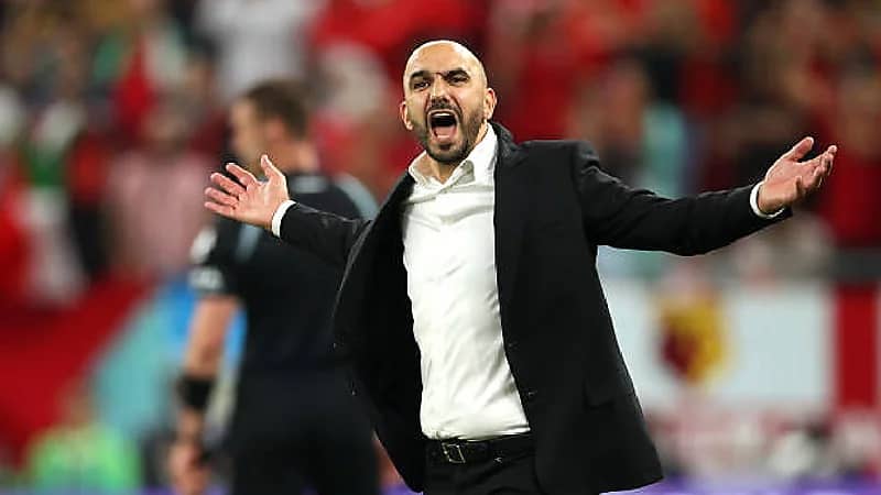 الركراكي: سنقدم كل ما لدينا لنفوز على أفضل منتخب في العالم