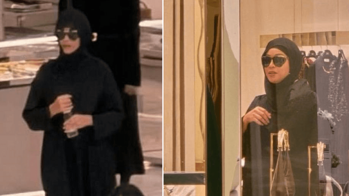 النجمة العالمية بيونسيه تتسوق بالعباءة والحجاب..صور