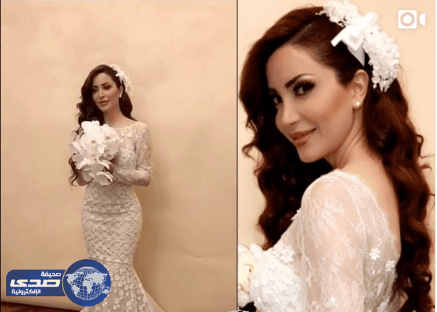 بالفيديو .. تعرف على حقيقة زواج نسرين طافش عقب ظهورها بفستان الزفاف