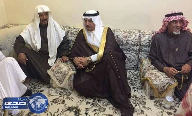 أمير نجران يعزي ذوي « المنصوري» .. ويطمئن على اللاعبين المصابين