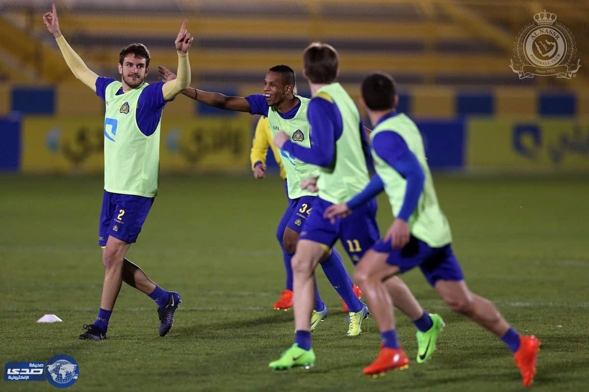 بالصور.. النصر يواصل تدريباته استعدادا للاتحاد