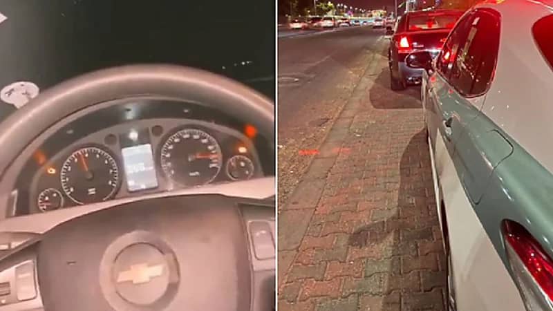 ضبط قائد مركبة لقيادته بسرعة عالية وبدون لوحات بالطائف