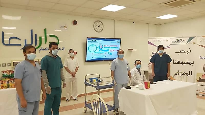 انطلاق فعالية اليوم العالمي للسكري ٢٠٢١ بدار الرعاية الاجتماعية في الدمام