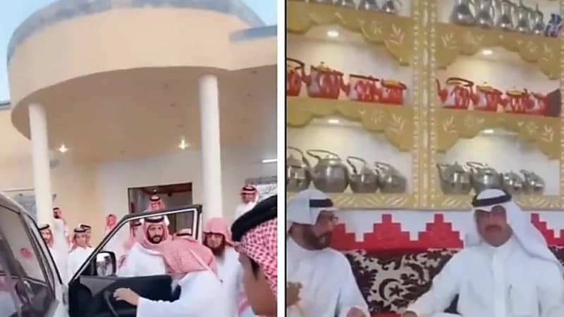 شاهد.. مواطن يهدي آخر فيلا مؤثثة بعد علمه بمغادرته إلى حائل 
