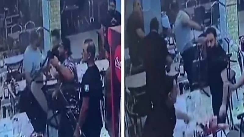 شاهد.. مشاجرة عنيفة بين زبائن وصاحب مطعم كبة بالعراق