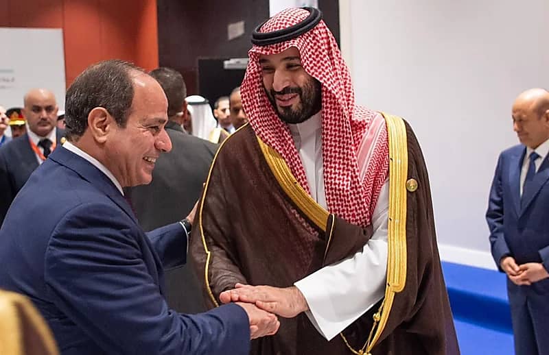 ولي العهد يبعث برقية شكر لـ"السيسي"