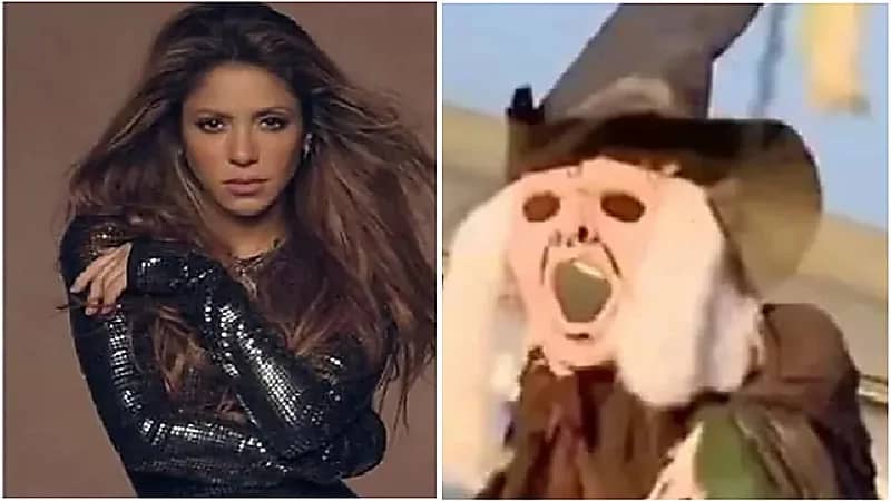 شاهد.. شاكيرا تسخر من والدة بيكيه من شرفة منزلها