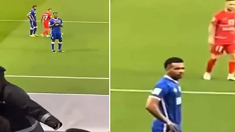 بالفيديو .. تهجّم مشجعي شباب الأهلي على البليهي في الملعب