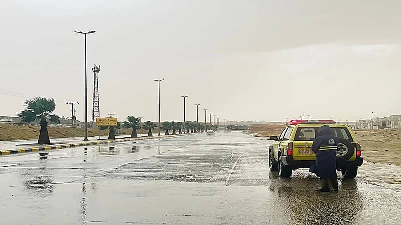 الدفاع المدني يهيب بالتقيد بالإرشادات والابتعاد عن الأودية