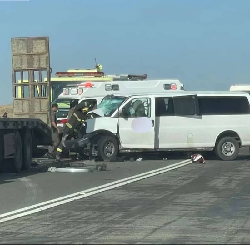 إصابة 3 معلمات إثر حادث على طريق تربة - الخرمة